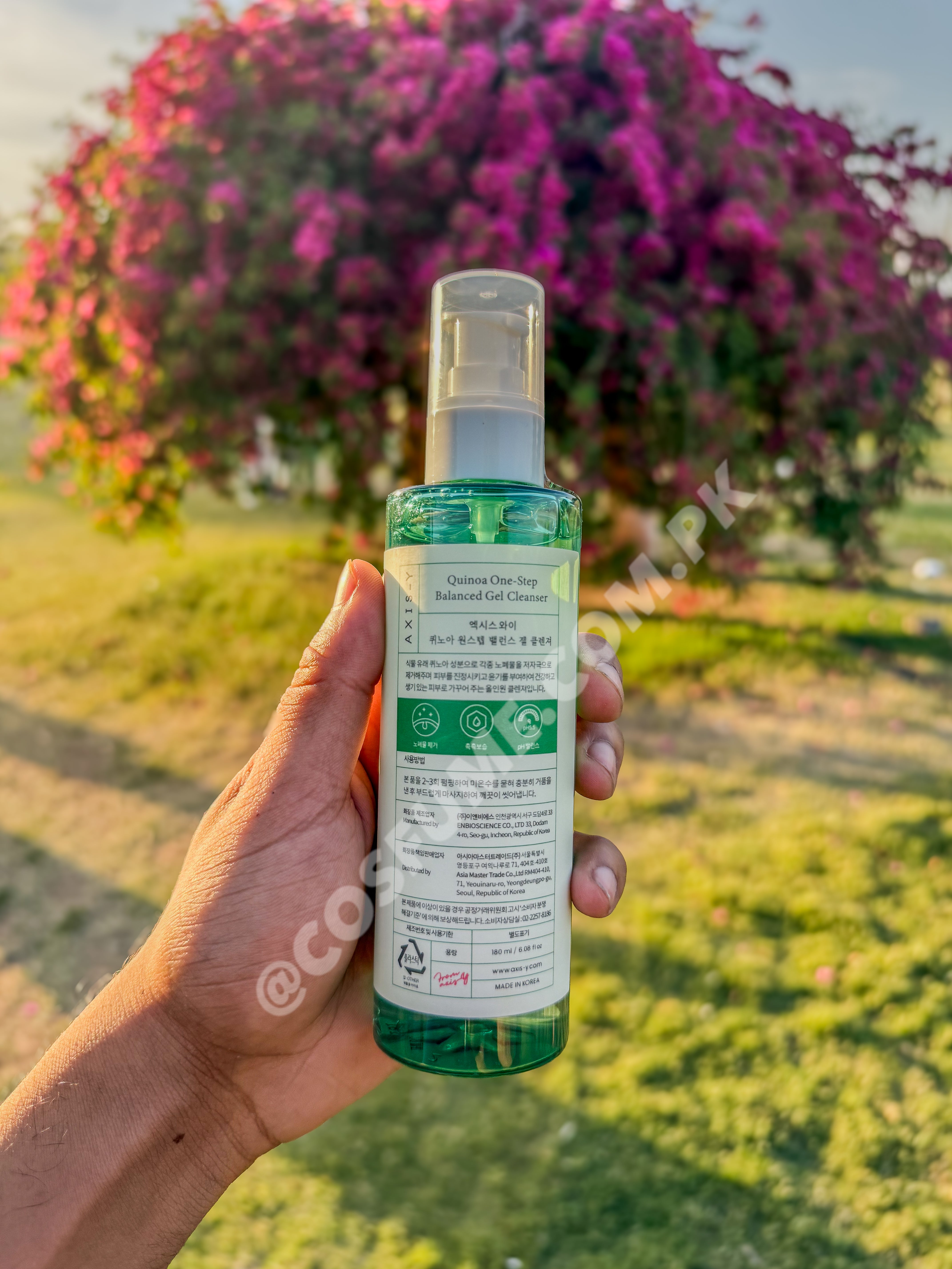 AXIS-Y Quinoa One Step Balanced Gel Cleanser - 180ml. PH Range: 5.5 - 6.5