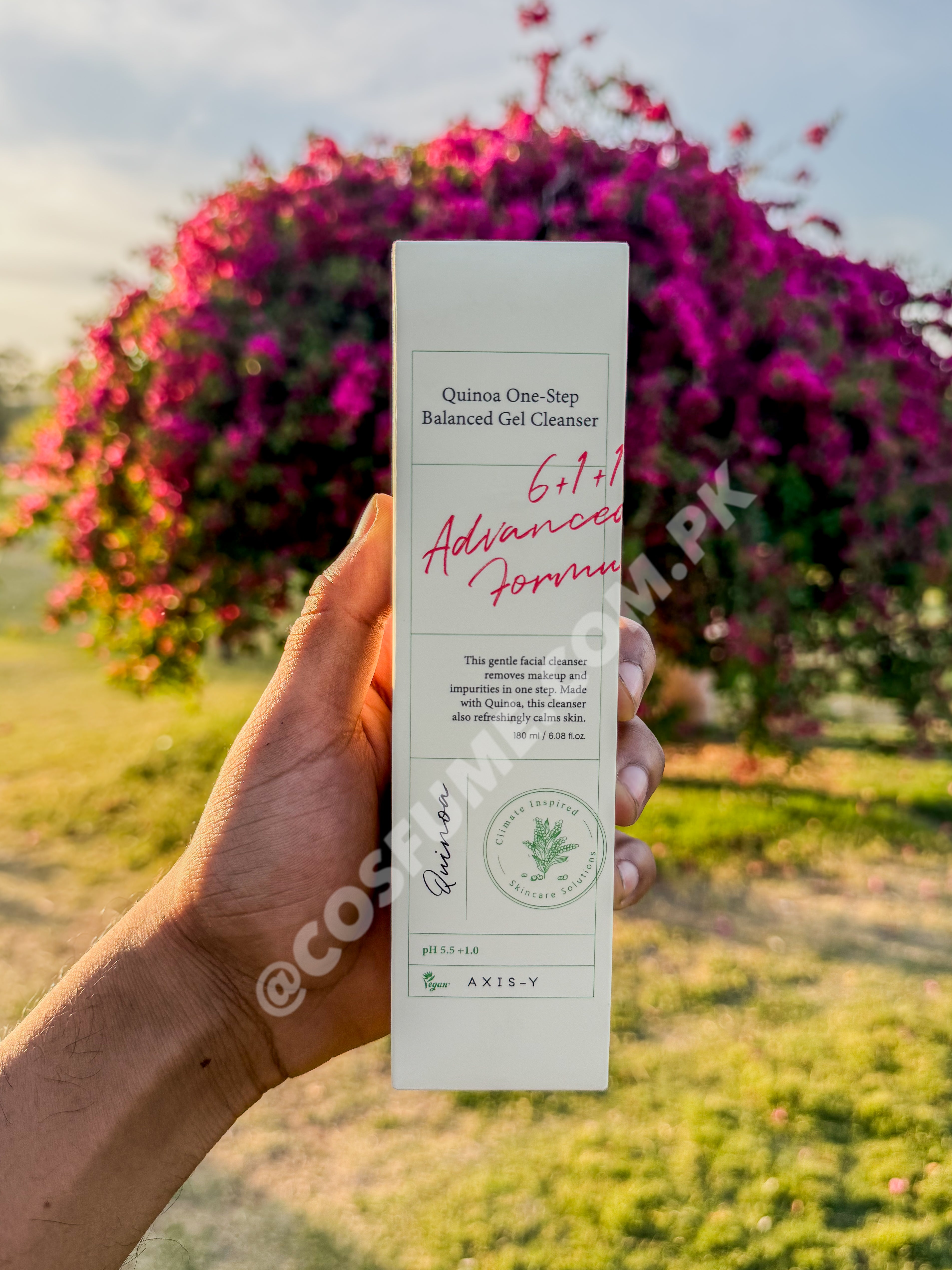 AXIS-Y Quinoa One Step Balanced Gel Cleanser - 180ml. PH Range: 5.5 - 6.5
