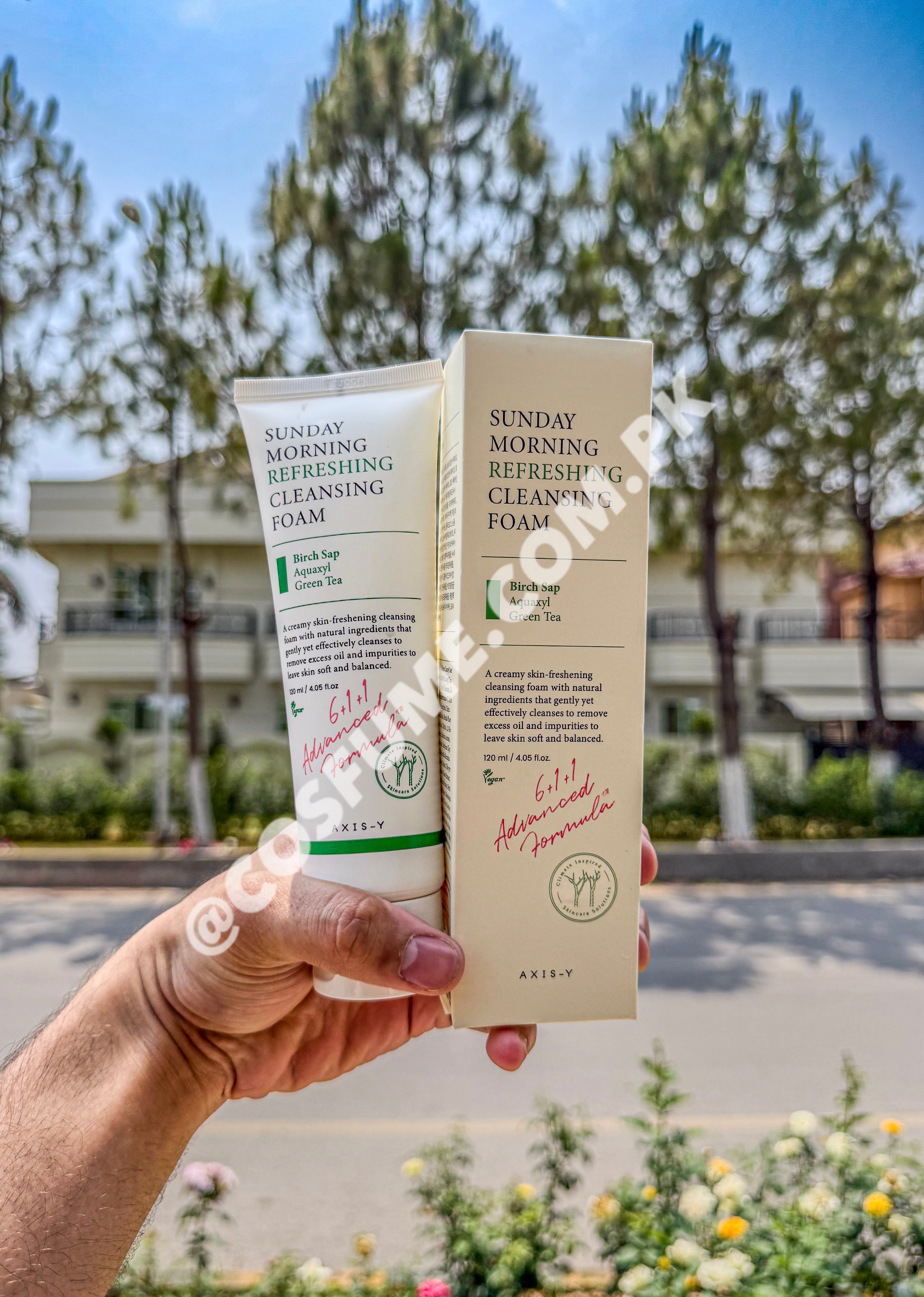 AXIS Y SUNDAY MORNING REFRESHING CLEANSING FOAM 120 ML.