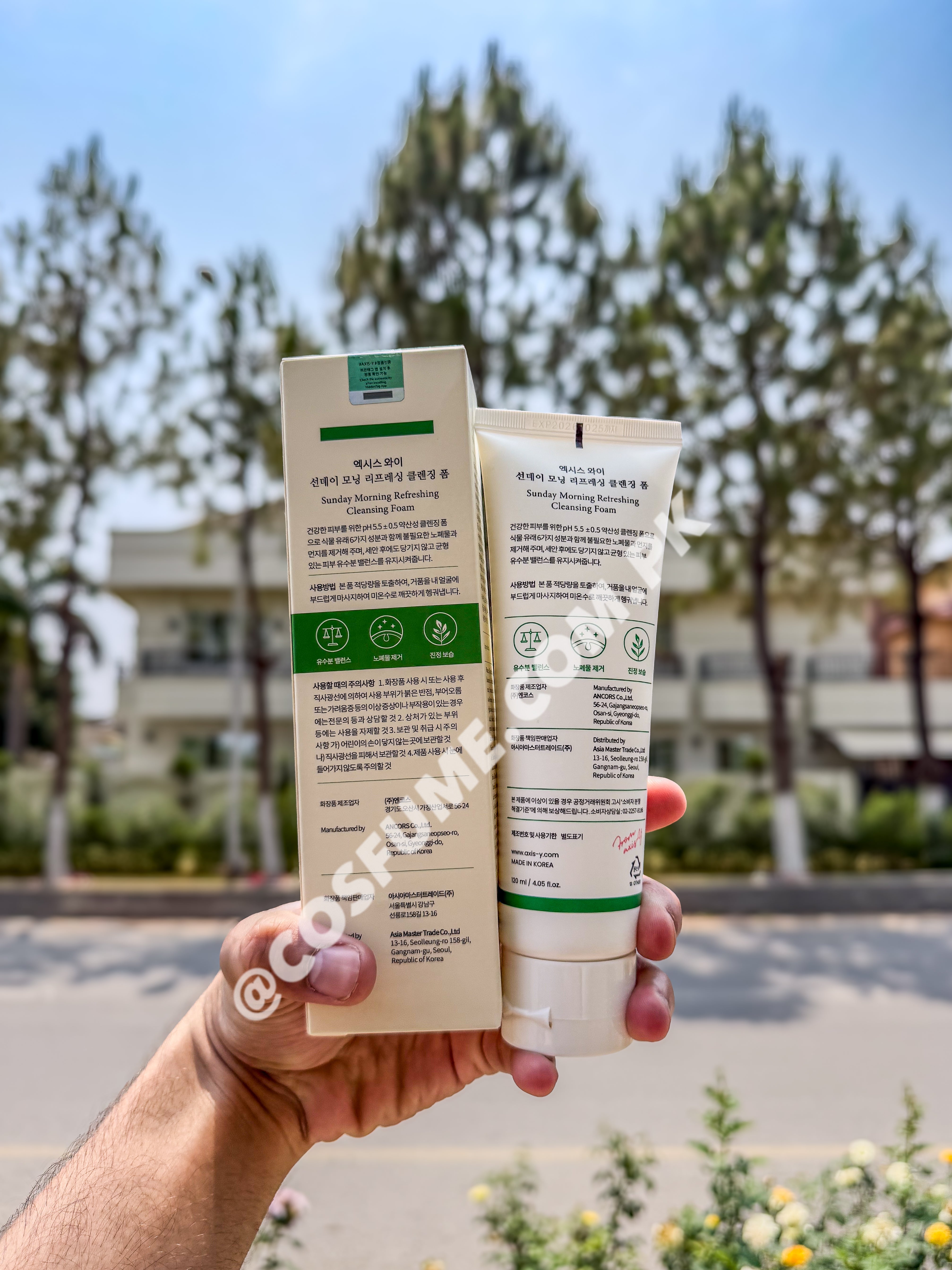 AXIS Y SUNDAY MORNING REFRESHING CLEANSING FOAM 120 ML.