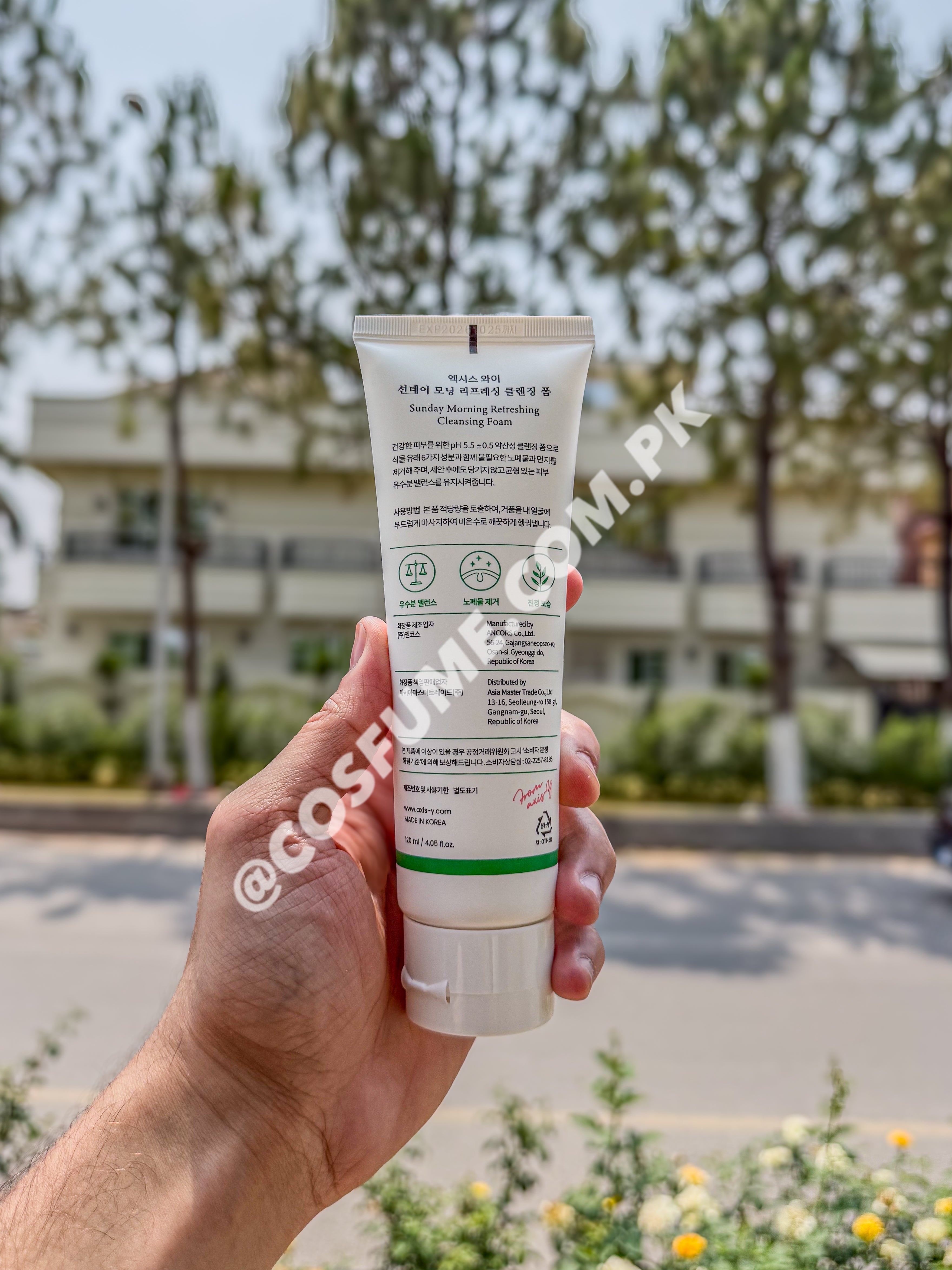 AXIS Y SUNDAY MORNING REFRESHING CLEANSING FOAM 120 ML.