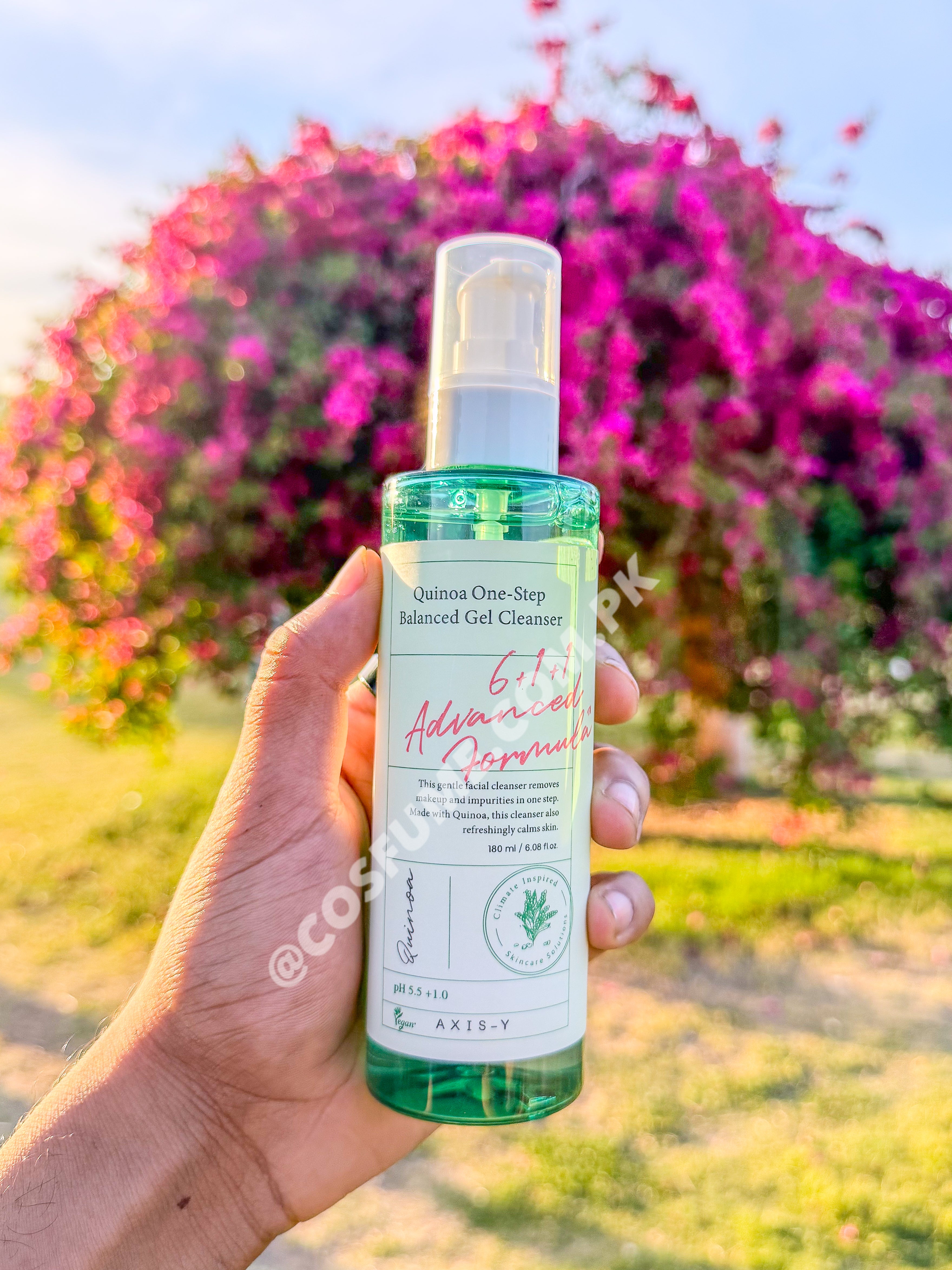 AXIS-Y Quinoa One Step Balanced Gel Cleanser - 180ml. PH Range: 5.5 - 6.5